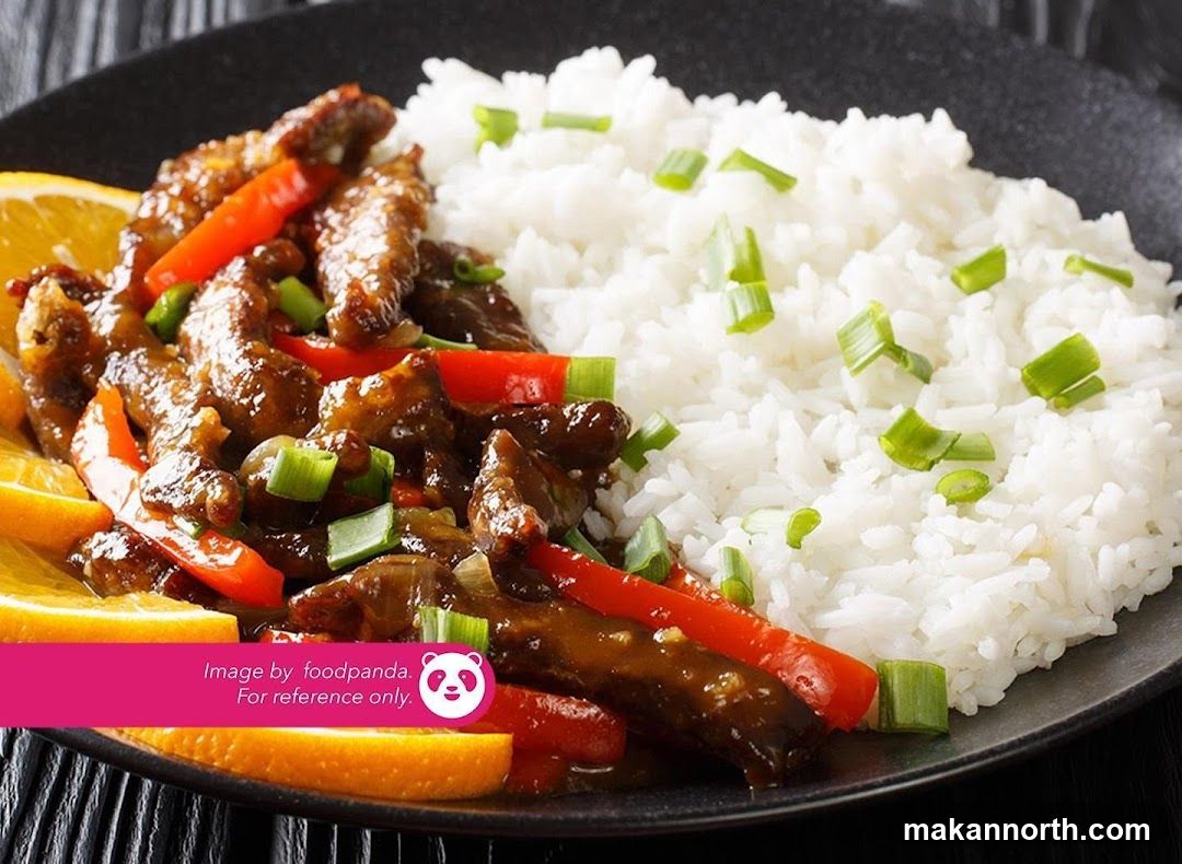 Orange Beef with Rice