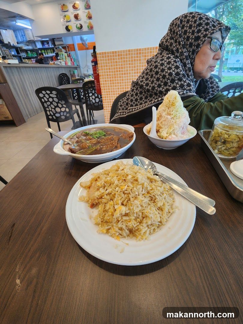 Diners Enjoying a Meal
