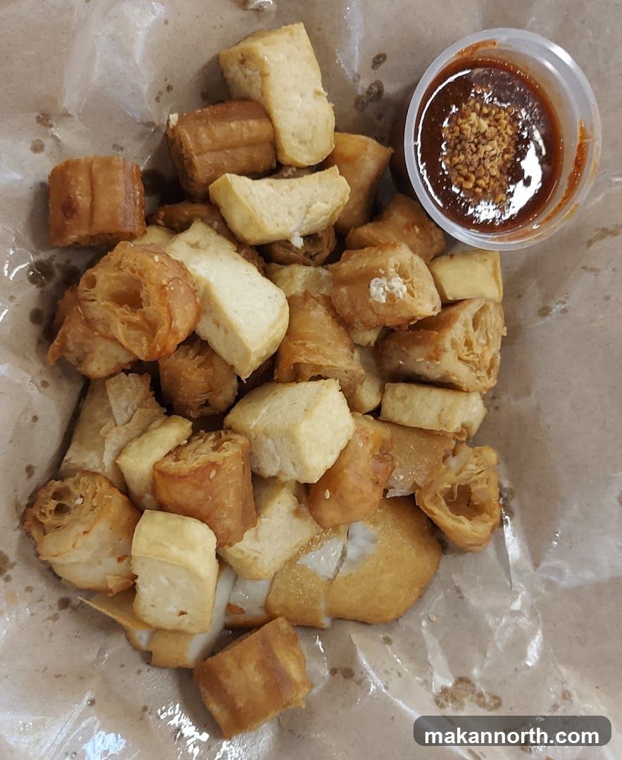 Fried Tofu and Dough Sticks with Dipping Sauce