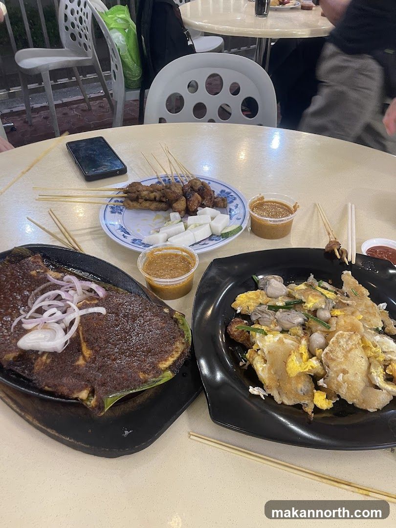 Food spread on a table