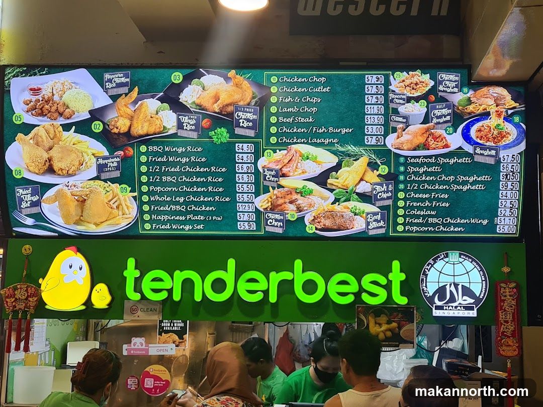 Tenderbest Menu