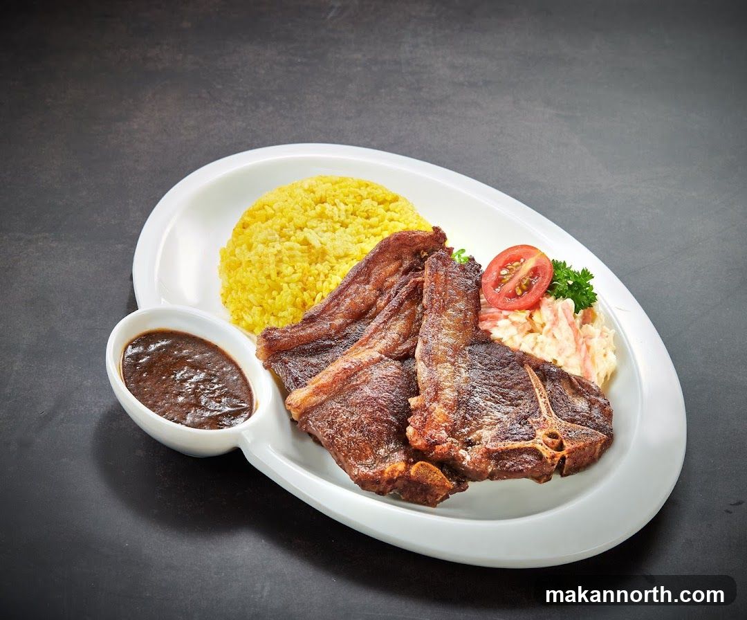 Lamb Chops with Rice and Coleslaw