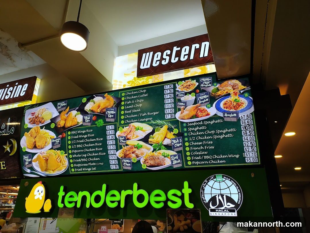 Tenderbest Menu