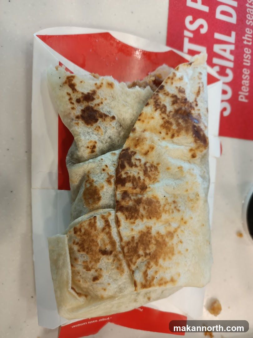 Burrito in a wrapper