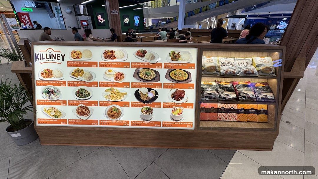 Killiney Menu Display