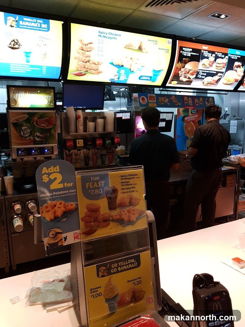 Fast Food Menu Displays