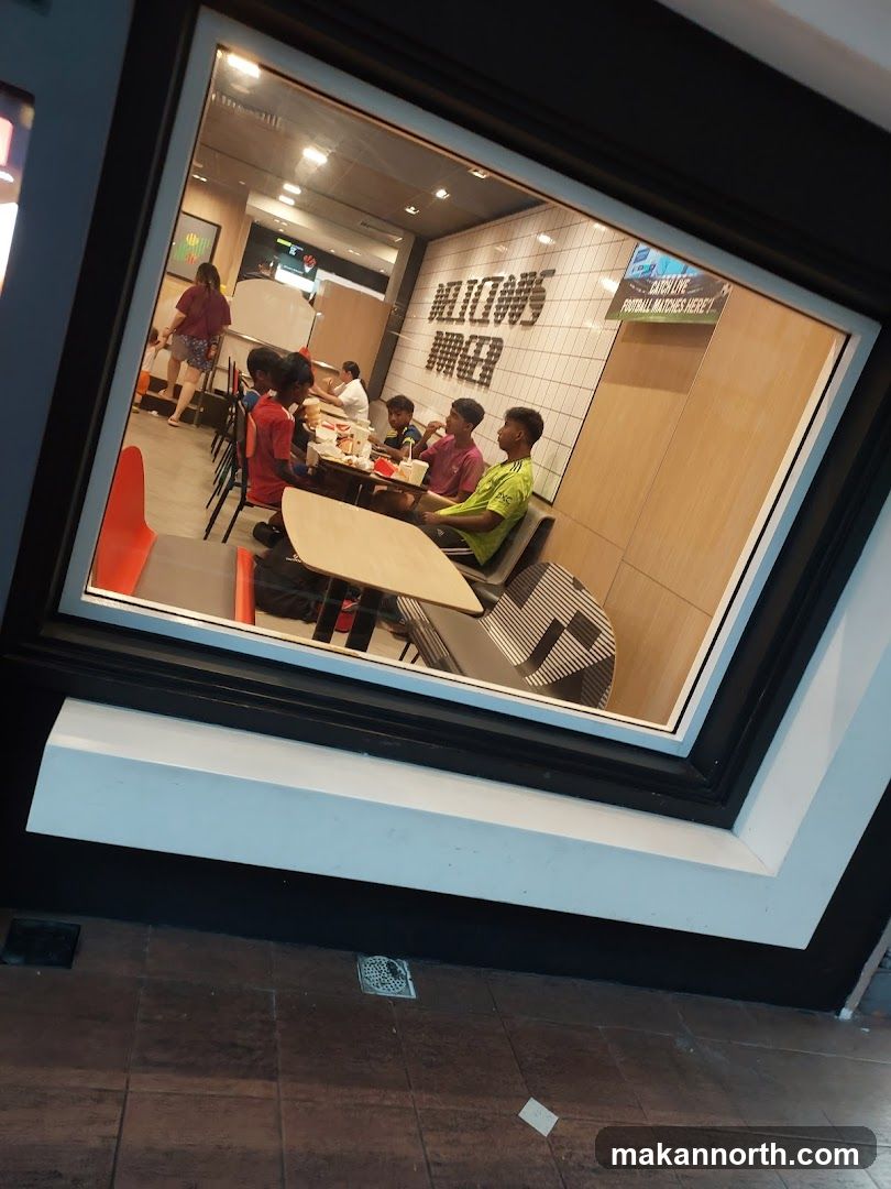 Diners at a Burger Restaurant
