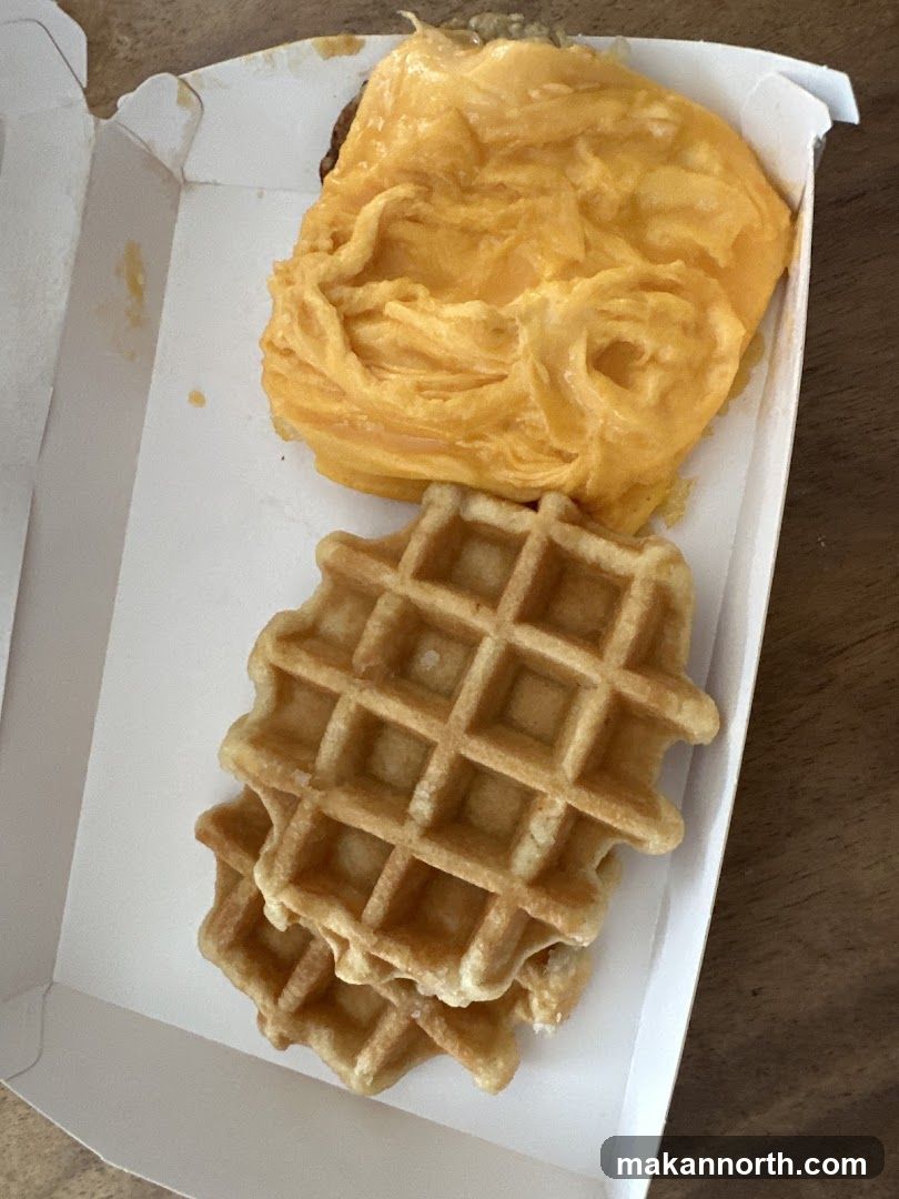Scrambled Eggs and Waffles
