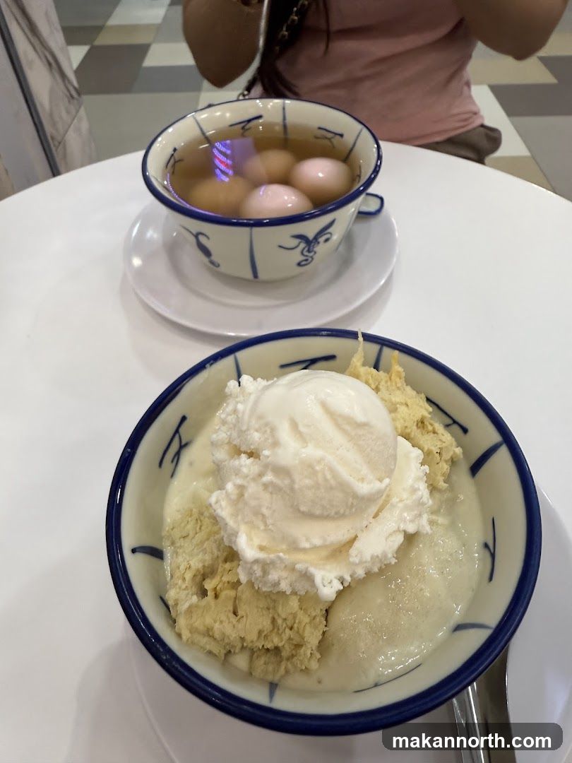Dessert with Ice Cream and Tangyuan