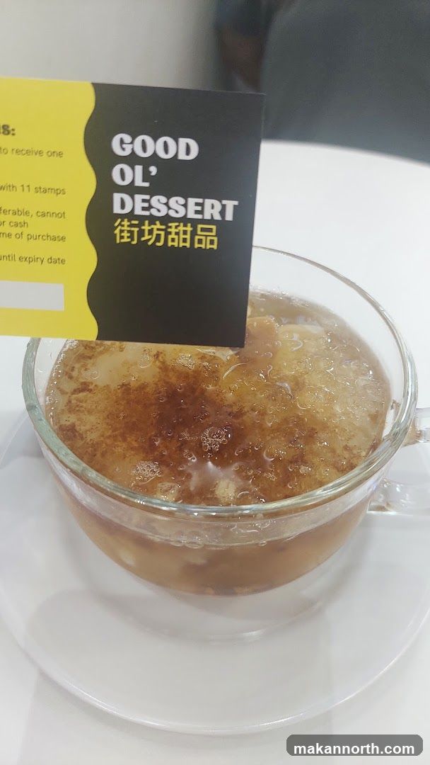 Dessert Drink with Business Card