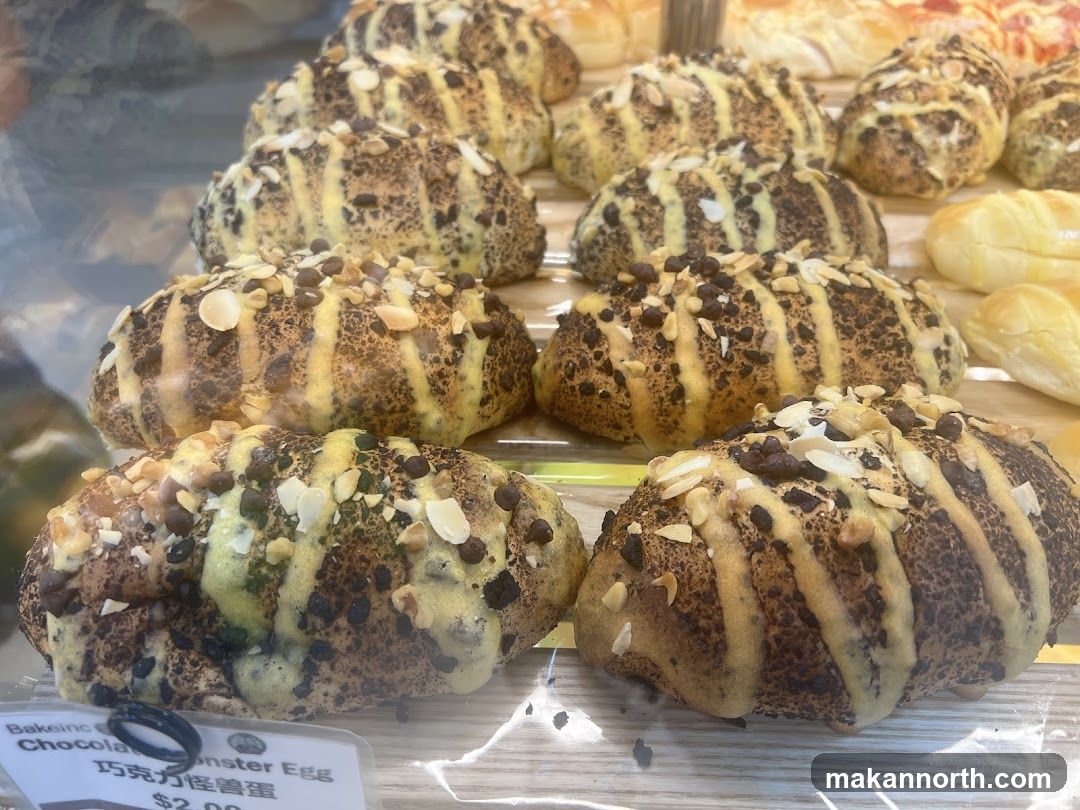 Chocolate Monster Egg Buns