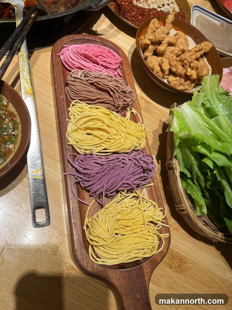 Colorful Noodles Platter