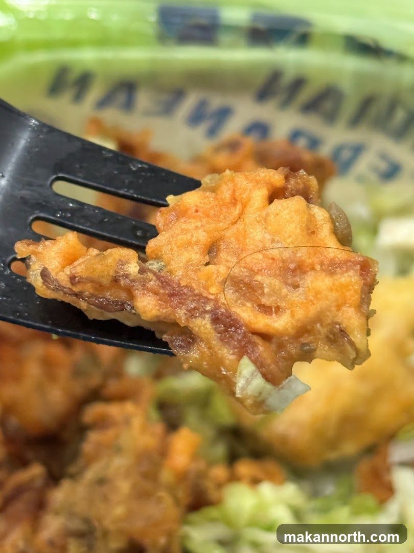 Fried Food on Fork