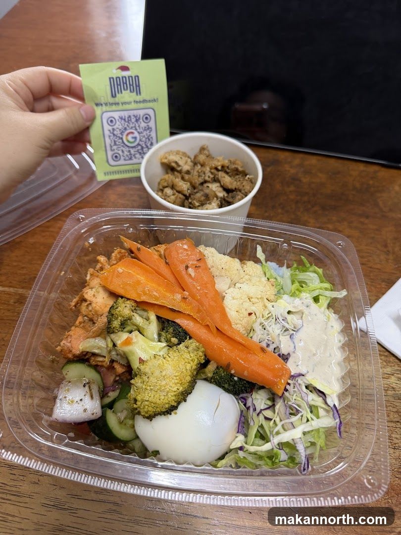Dabba Salad and Chicken Bites