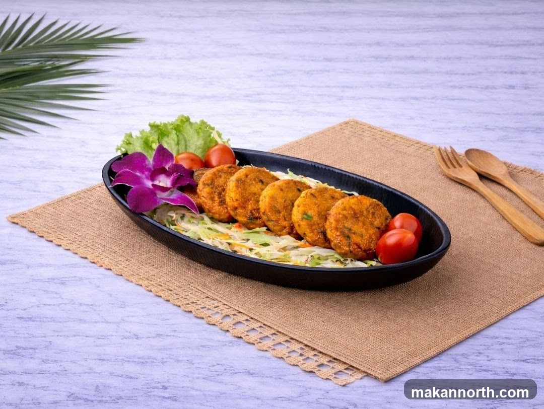 Fish Cakes with Salad