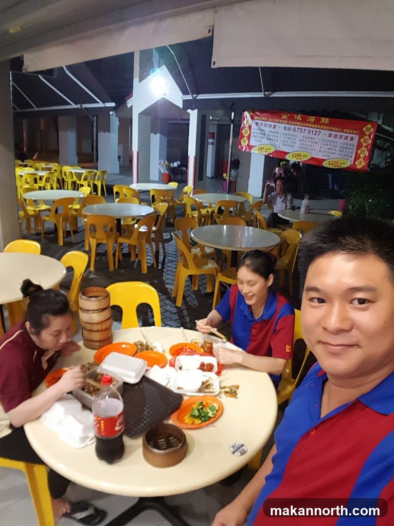 People Eating at a Restaurant
