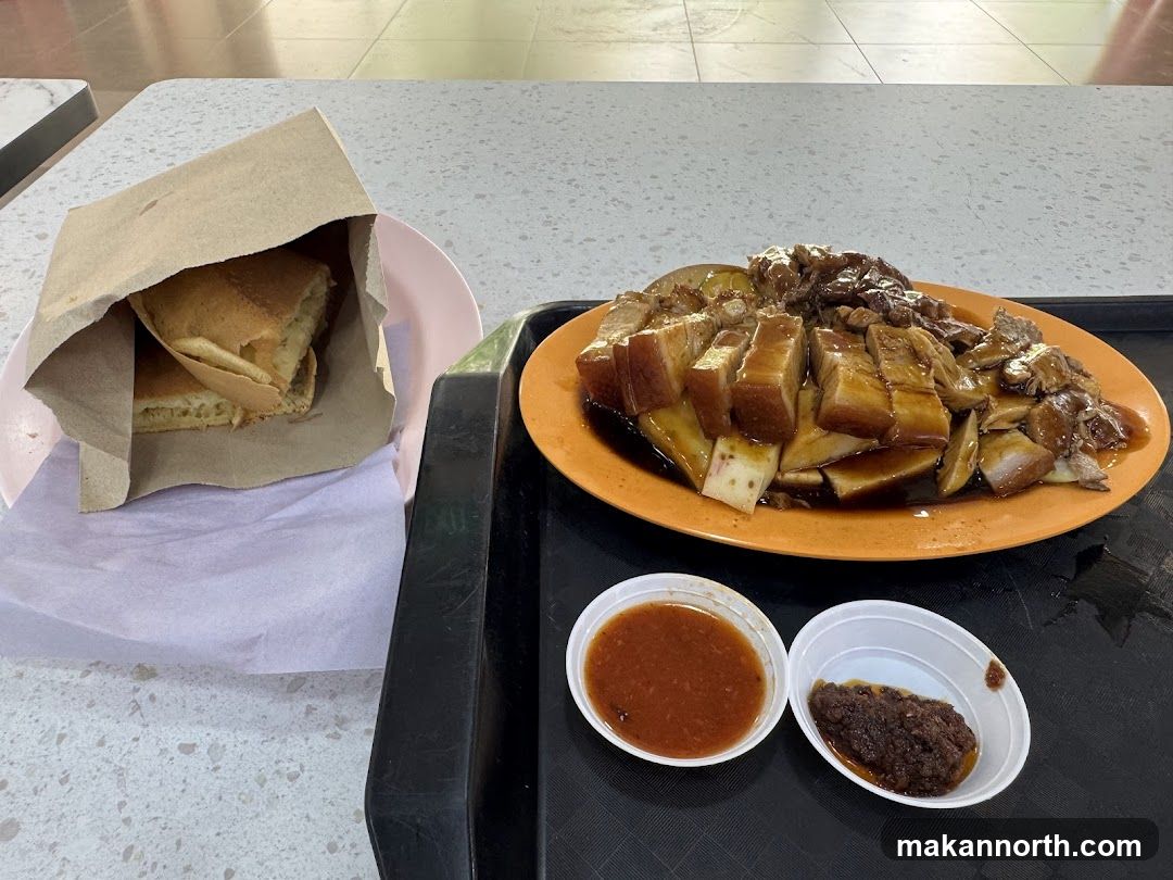 Food on a tray