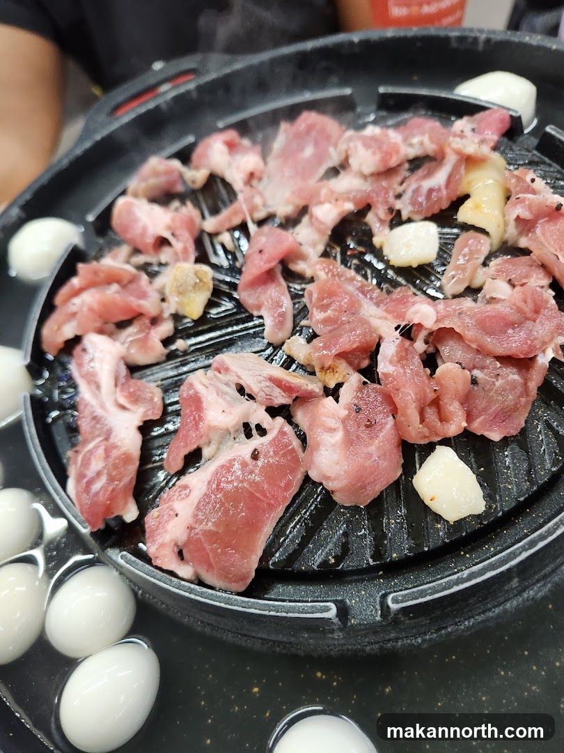 Grilling Meat and Eggs