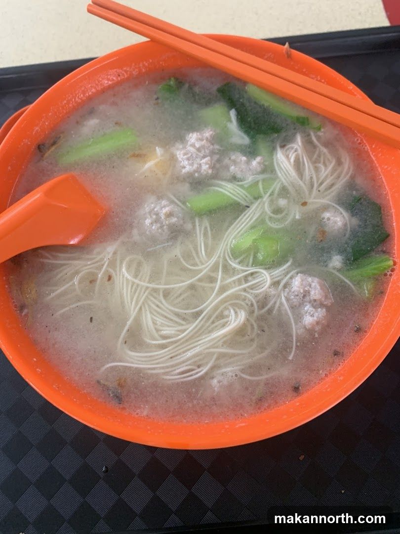 Noodle Soup with Minced Pork