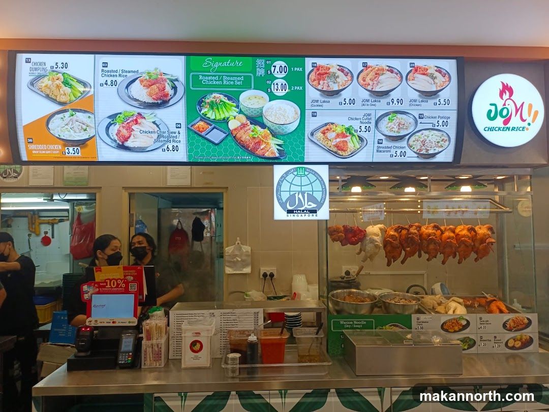 Food Stall Menu and Display