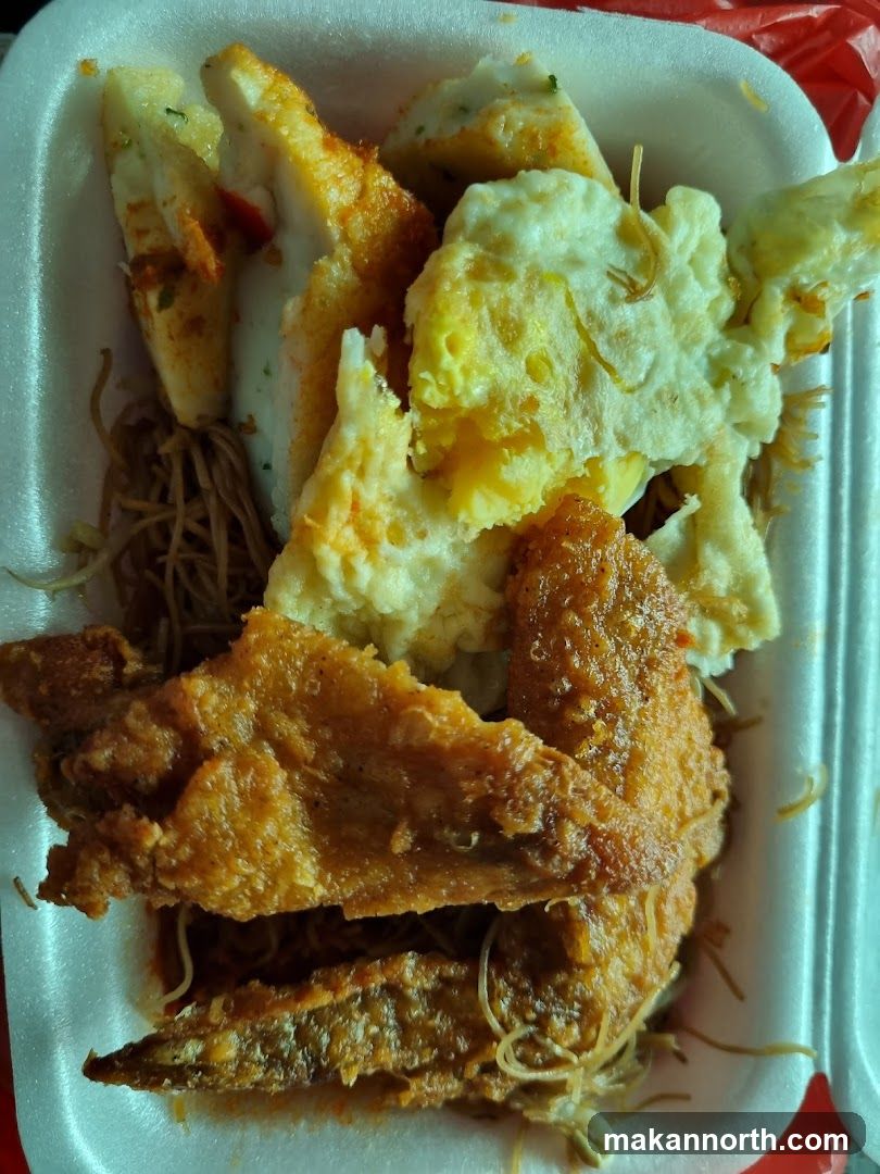Fried Chicken and Noodles