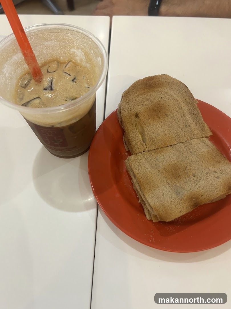 Iced Coffee and Toast