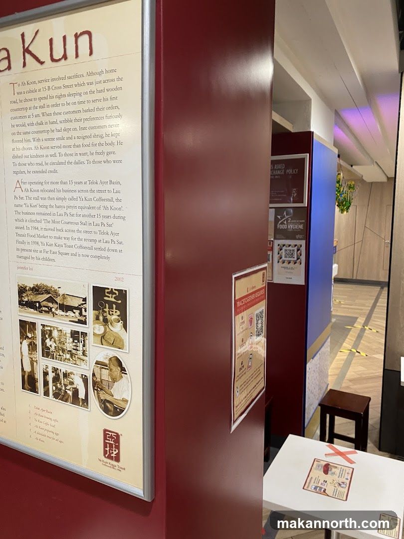 Ya Kun History Display