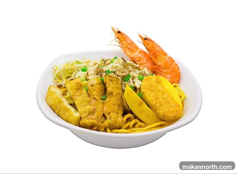 Noodle Dish with Shrimp and Tofu