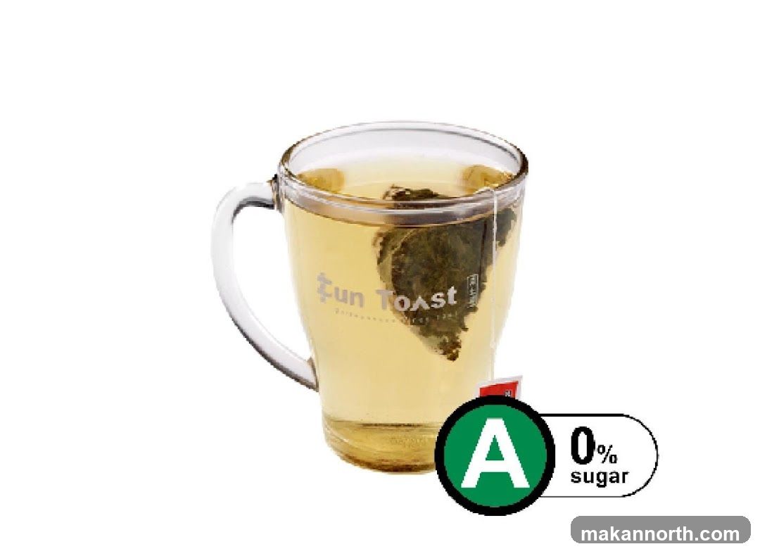 Tea in a glass mug