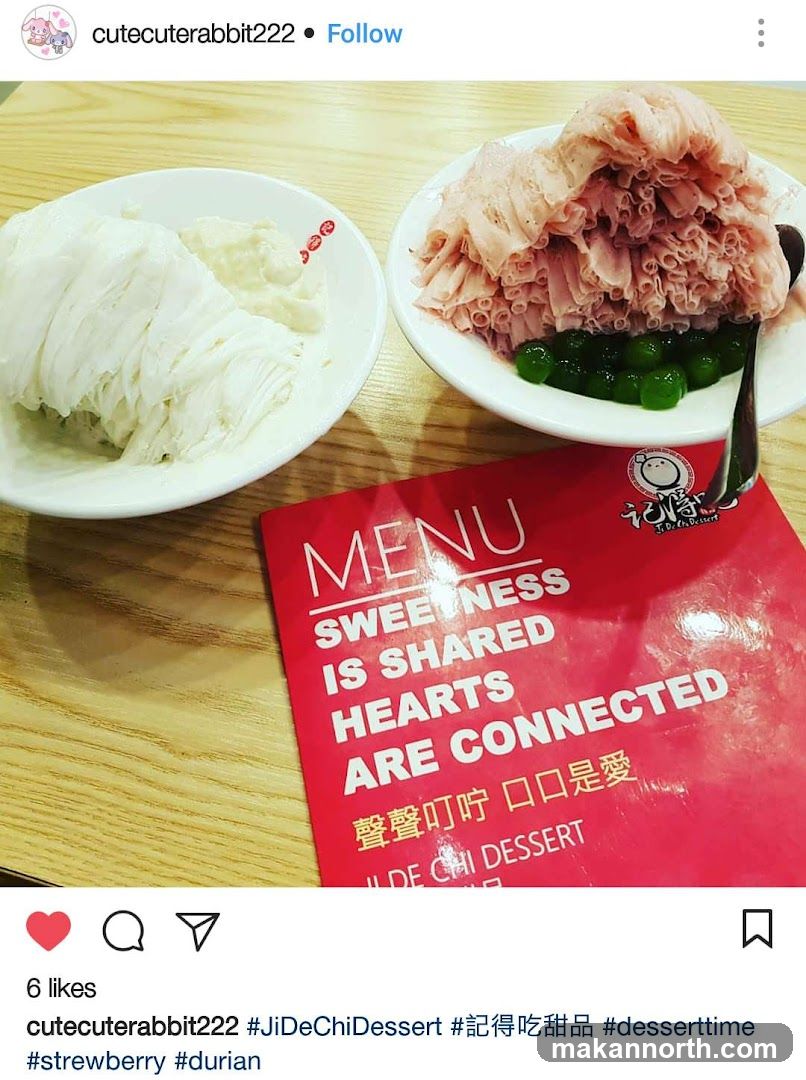Desserts and Menu