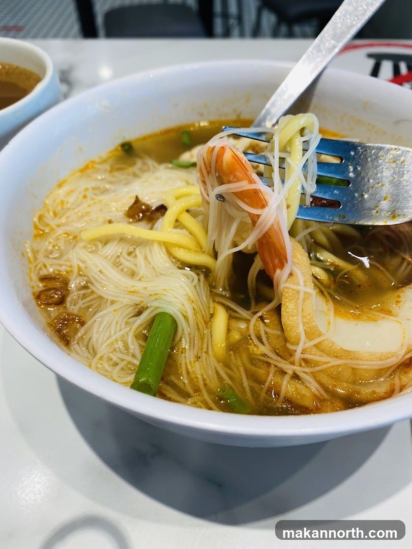 Noodle Soup with Shrimp