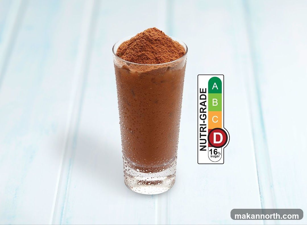 Chocolate Drink with Nutri-Grade Label