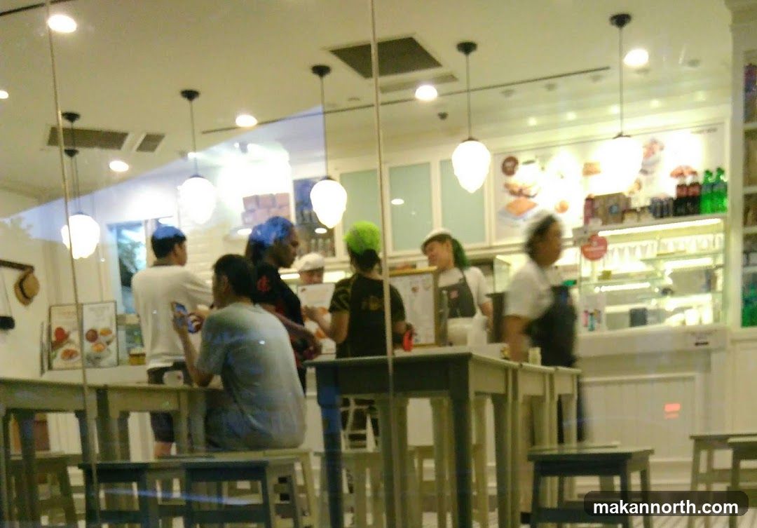 People inside a cafe
