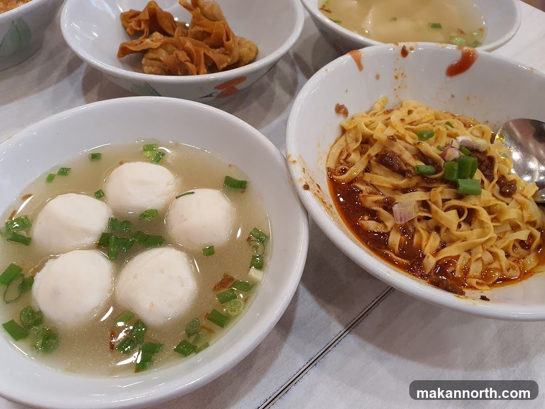 Noodles and Fish Balls
