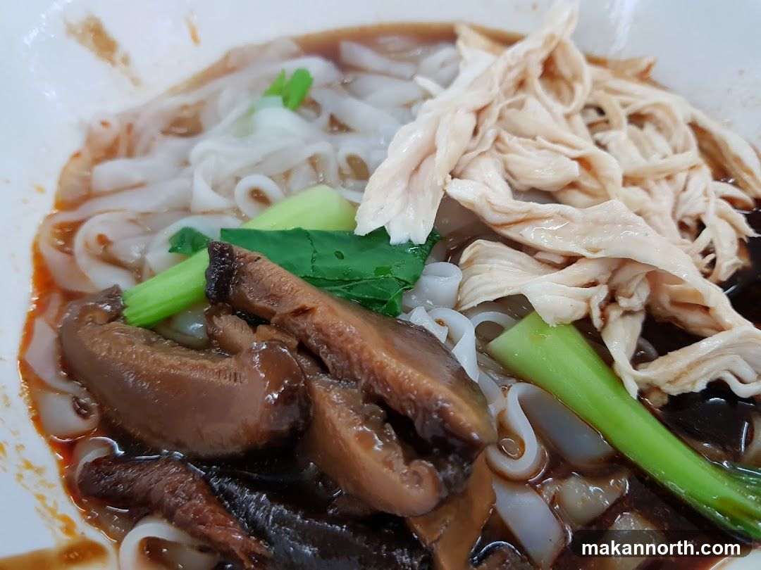 Noodle Soup with Chicken and Mushrooms