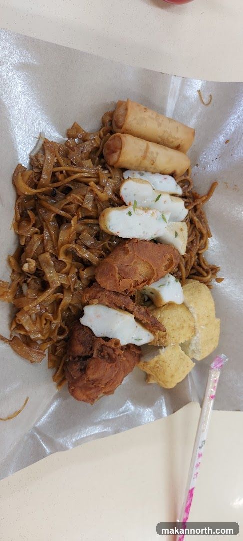 Noodles with Fried Items