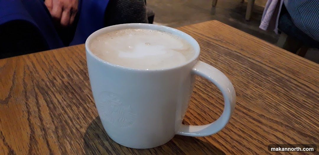 Latte in a White Mug