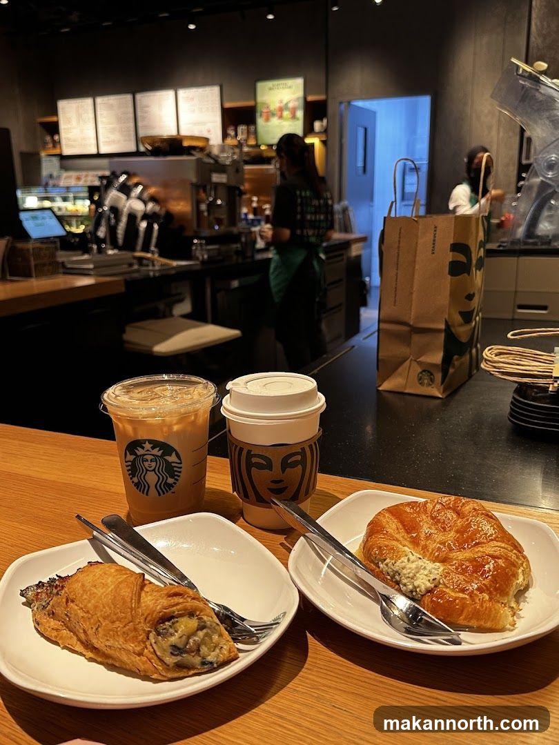Starbucks Drinks and Pastries