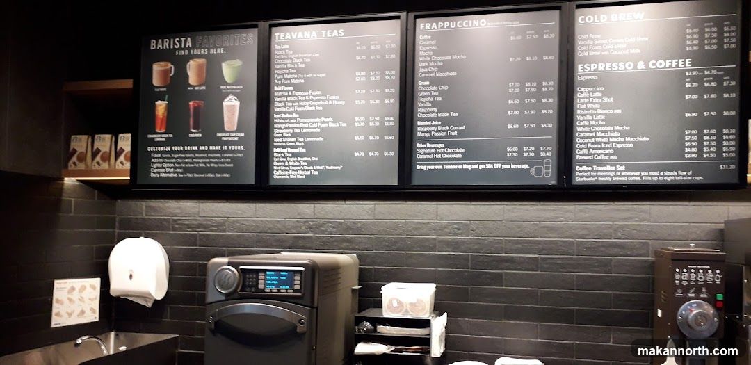 Starbucks Menu