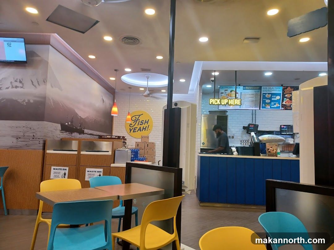 Restaurant Interior with Menu Boards