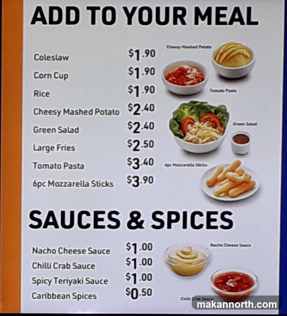 ADD TO YOUR MEAL