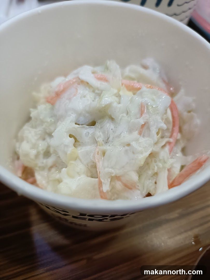 Coleslaw in a cup