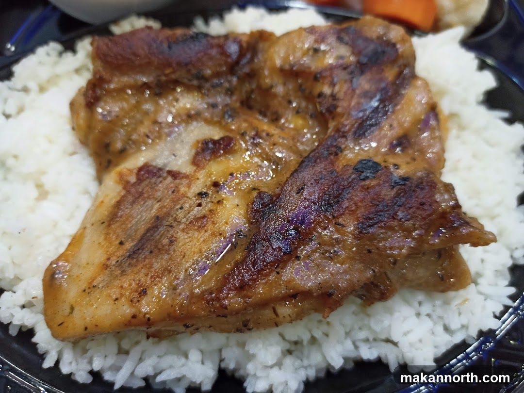 Grilled Pork Belly with Rice