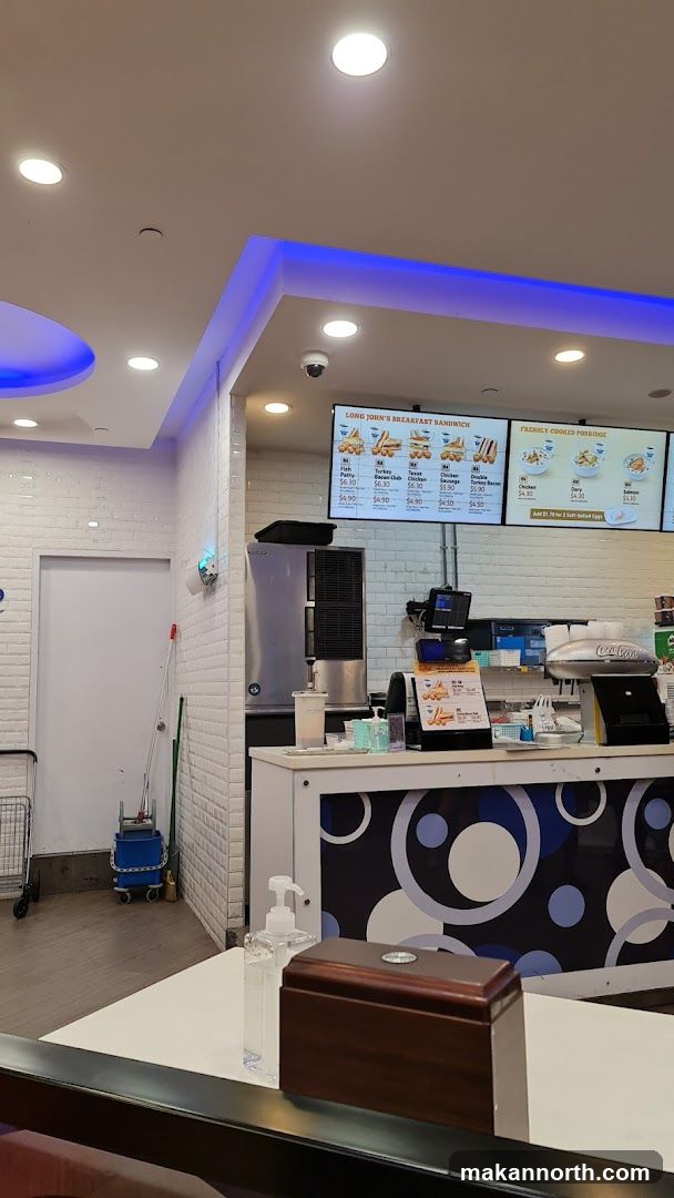 Restaurant Counter with Menu
