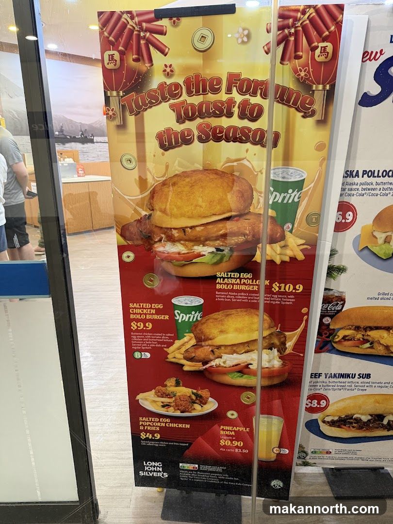 Taste the Fortune, Toast to the Season Menu