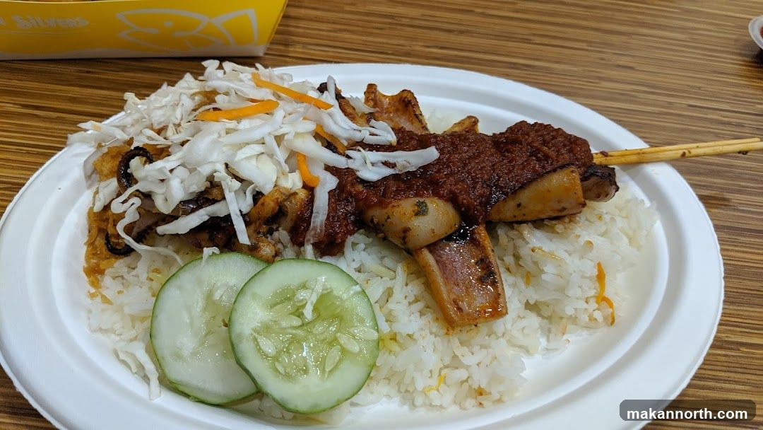 Squid Satay with Rice