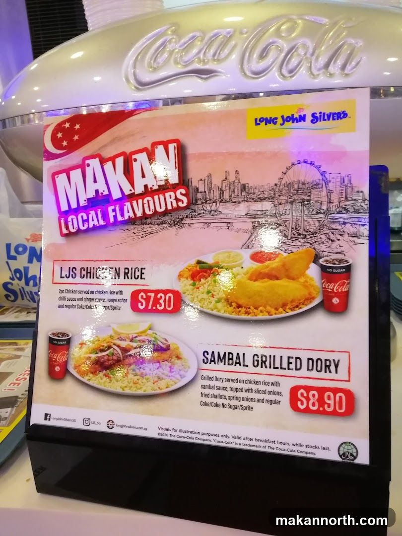 Long John Silver's Makan Local Flavours Menu