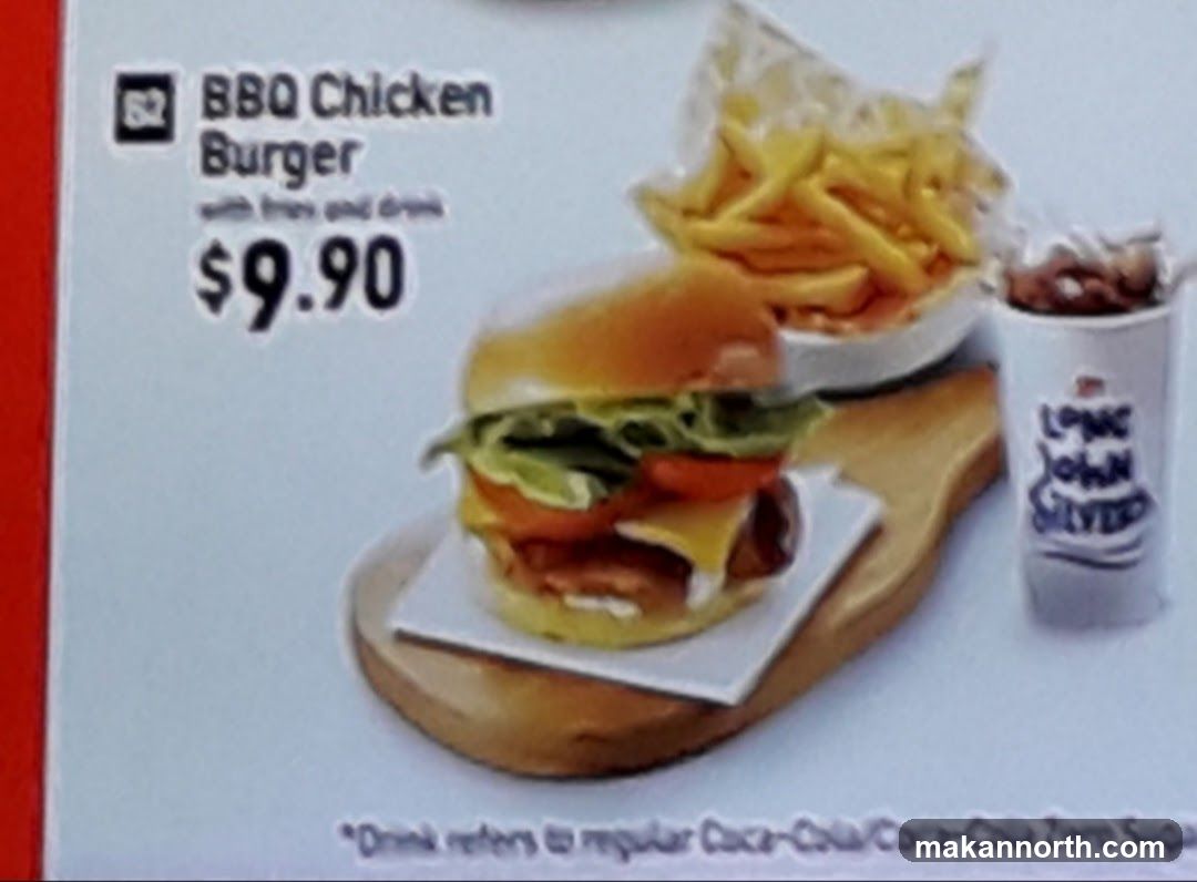 BBQ Chicken Burger Meal