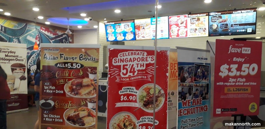 Food and Promotions Display