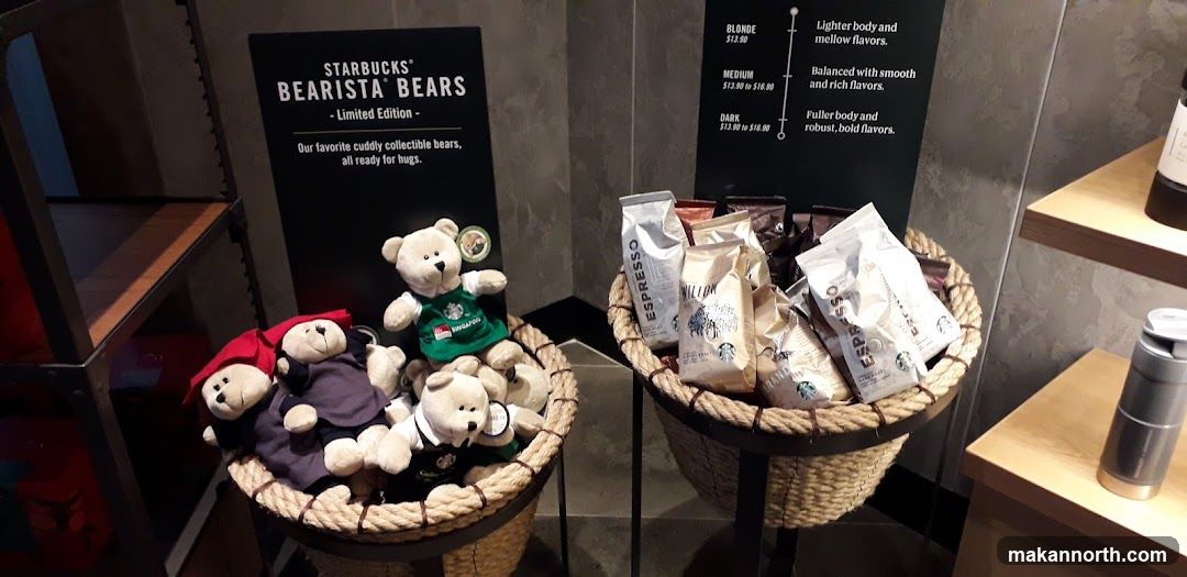 Starbucks Bearista Bears and Coffee Display